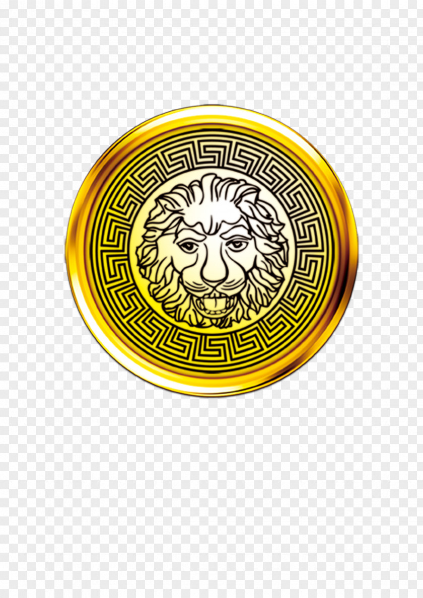 Lion Head Badge Lions PNG