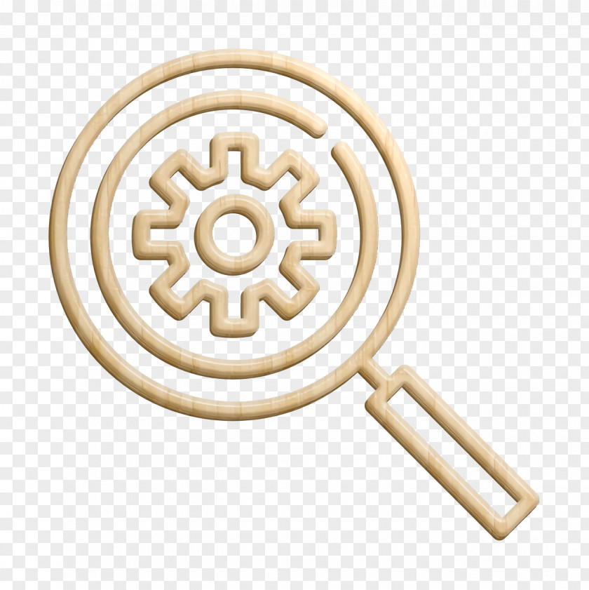 Search Engine Icon SEO And Online Marketing Elements Gear PNG