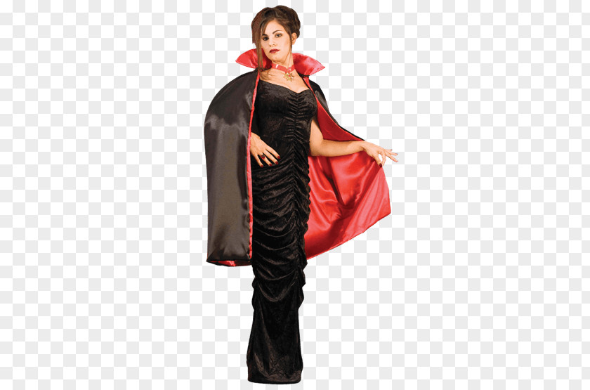 Vampire Robe Count Dracula Cloak Costume PNG