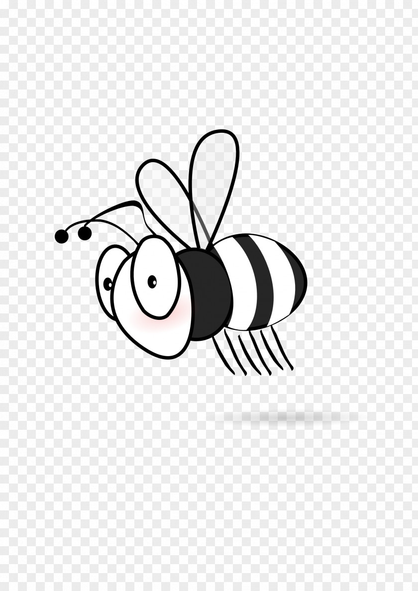 Bee Line Art Honey Bumblebee Clip PNG