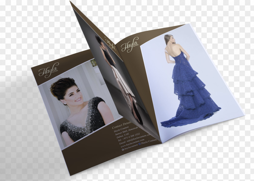 Brochure Mockup Paper Picture Frames PNG