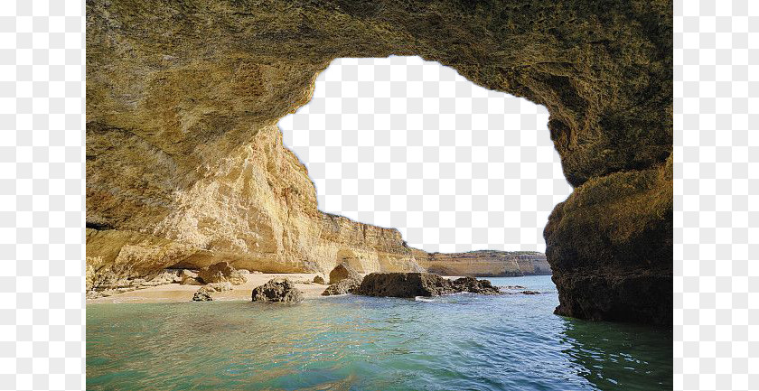 Burnett, Jill Beach Cave Trxeas Irmxe3os Cliff Stock Photography PNG