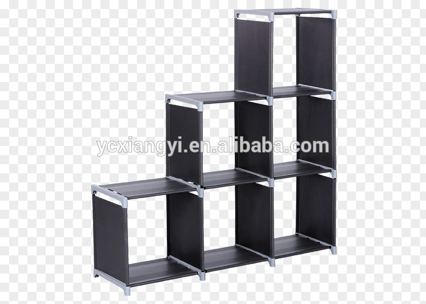 Closet Shelf Bookcase 6-cube Cabinetry Professional Organizing PNG