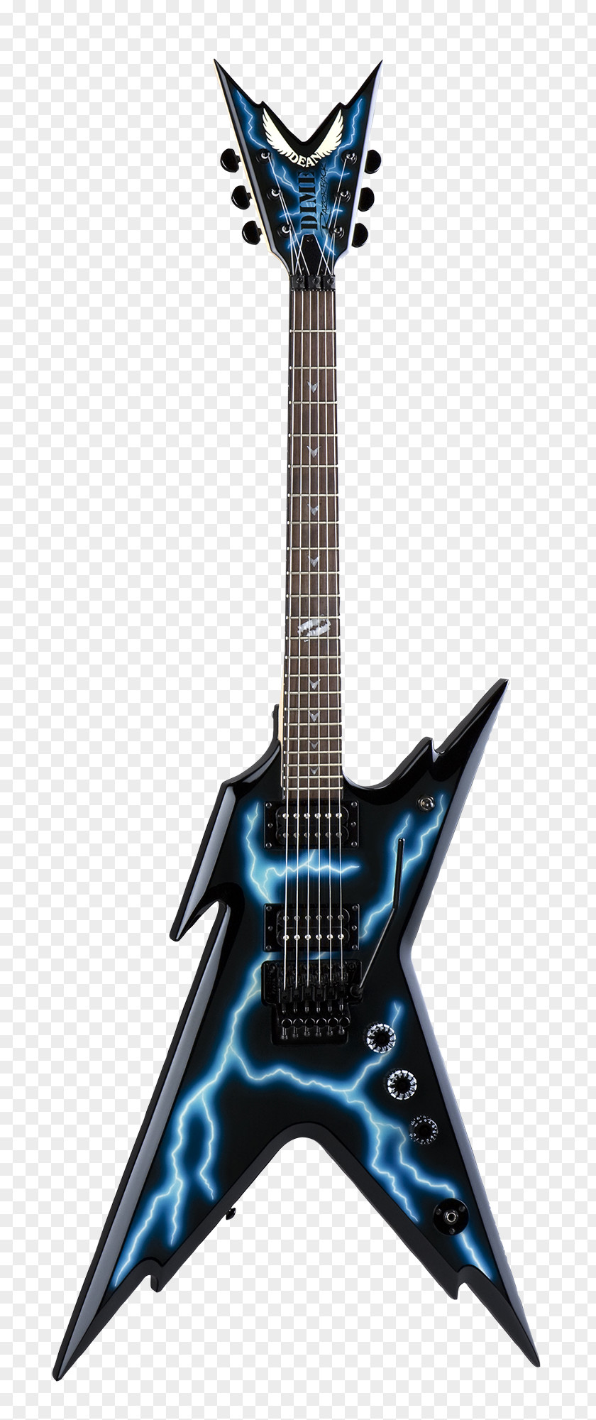 Electric Guitar Dean Razorback V Z Dimebag RAZR Series Guitars PNG