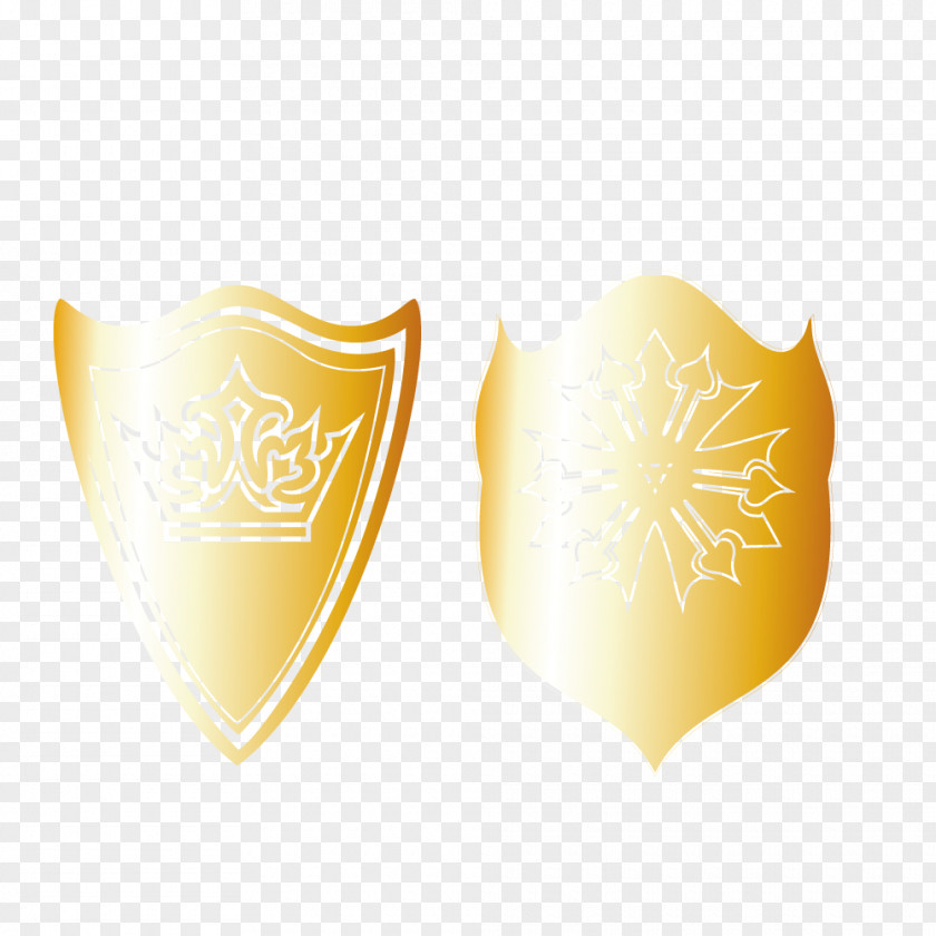 Golden Shield PNG