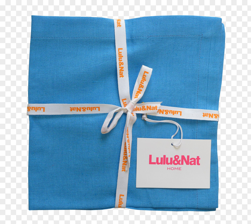 Napkin Cloth Napkins Textile Turquoise Blue Woven Fabric PNG
