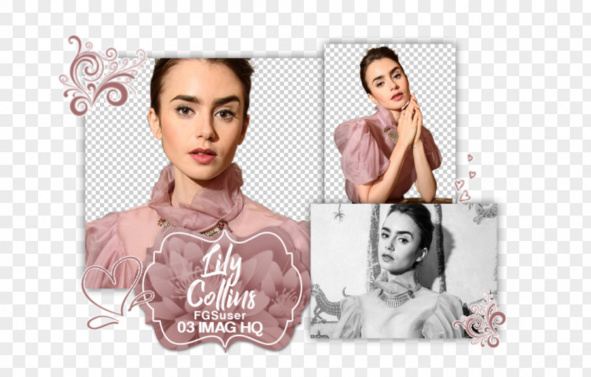 Packing Lily Collins Eyebrow Skin Long Hair DeviantArt PNG