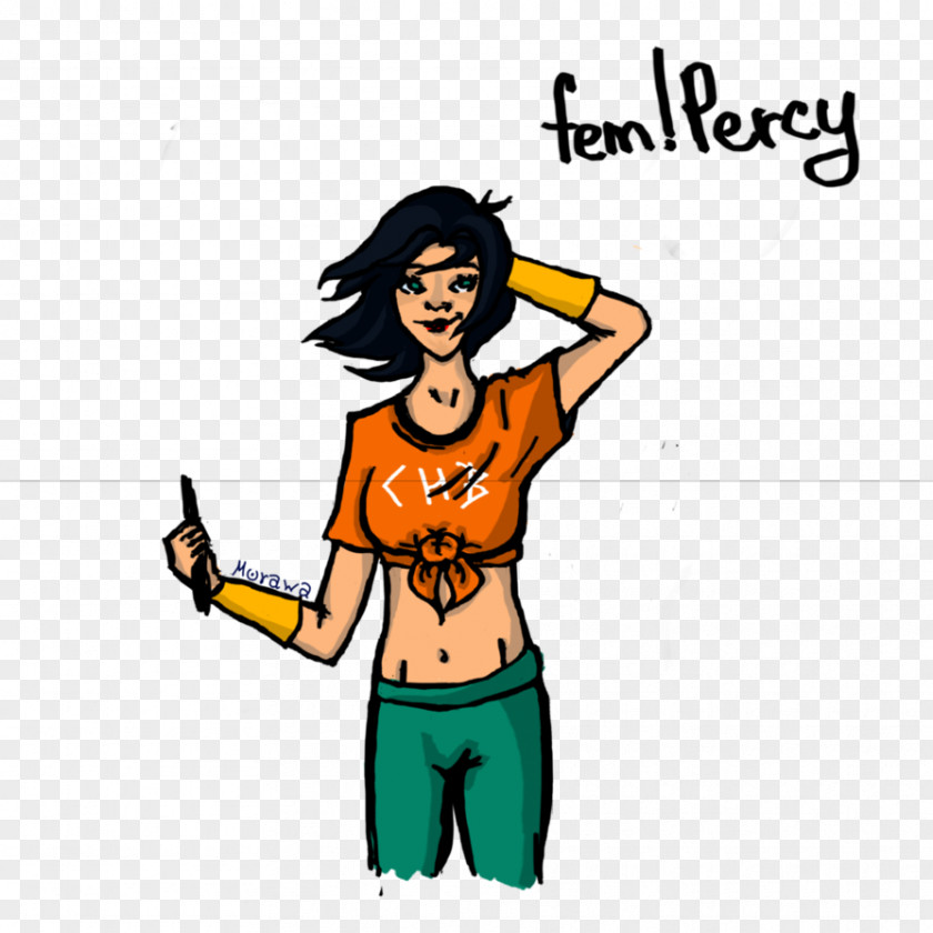 Percy Jackson Character Fan Art PNG