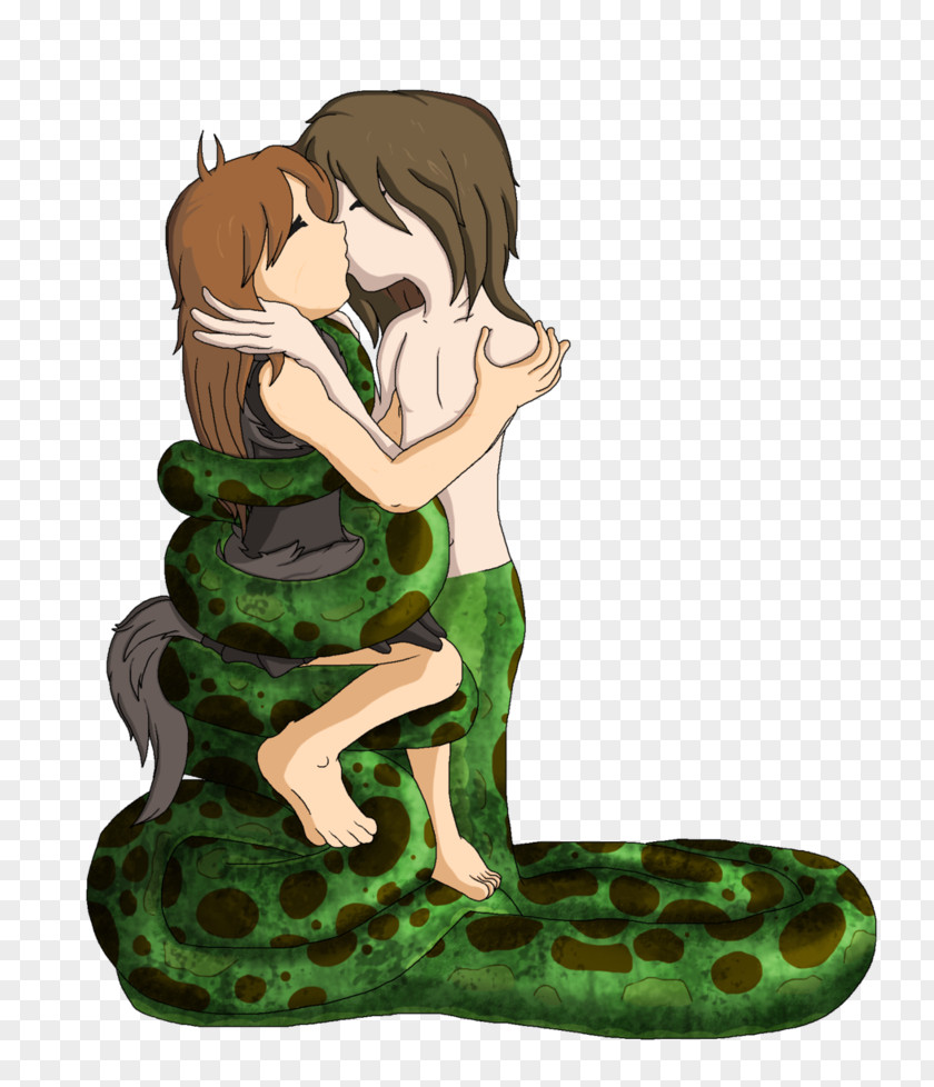Snake Kaa Nāga Romance Hug PNG