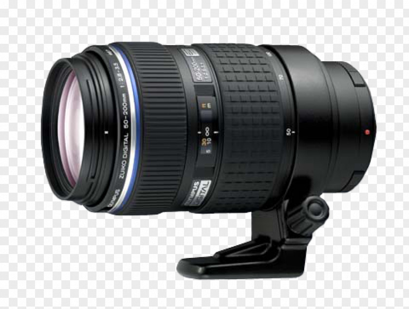 Camera Lens Olympus Zuiko Digital ED 7-14mm F/4.0 50-200mm F/2.8-3.5 SWD Four Thirds System PNG