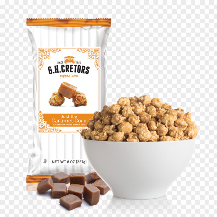 Caramel Popcorn Corn Cretors Cream PNG