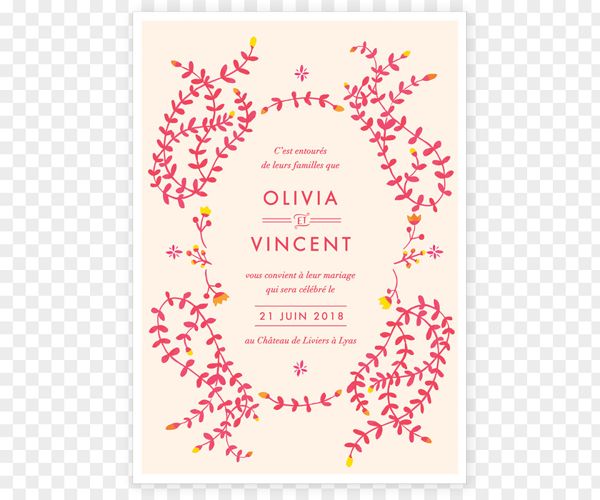 Design Floral Pink M RTV Font PNG