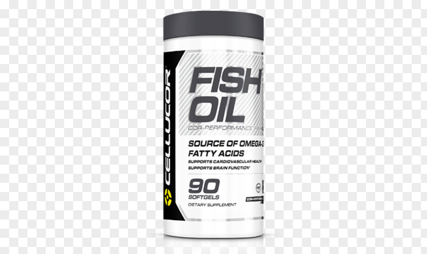 Health Dietary Supplement Cellucor Fish Oil Omega-3 Fatty Acids Softgel PNG
