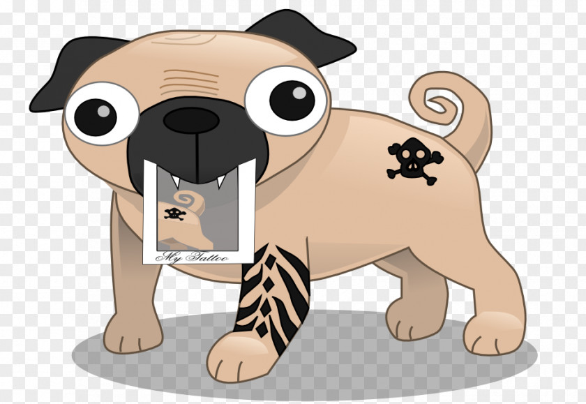 Lucky Dog Pug Puppy Chihuahua Bulldog Clip Art PNG