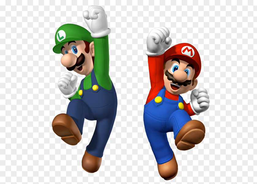 Mario Bros Super Bros. New Kart Luigi PNG