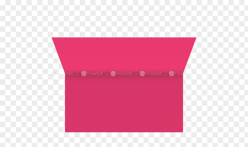 Origami Animal Product Design Rectangle Pink M PNG