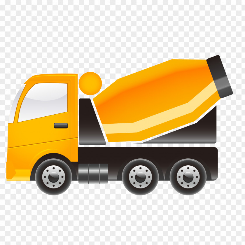 Vector Concrete Car PNG