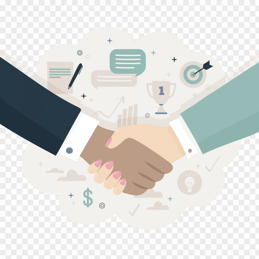 Business People Shaking Hands And Arms Icon Vector Handshake Businessperson PNG