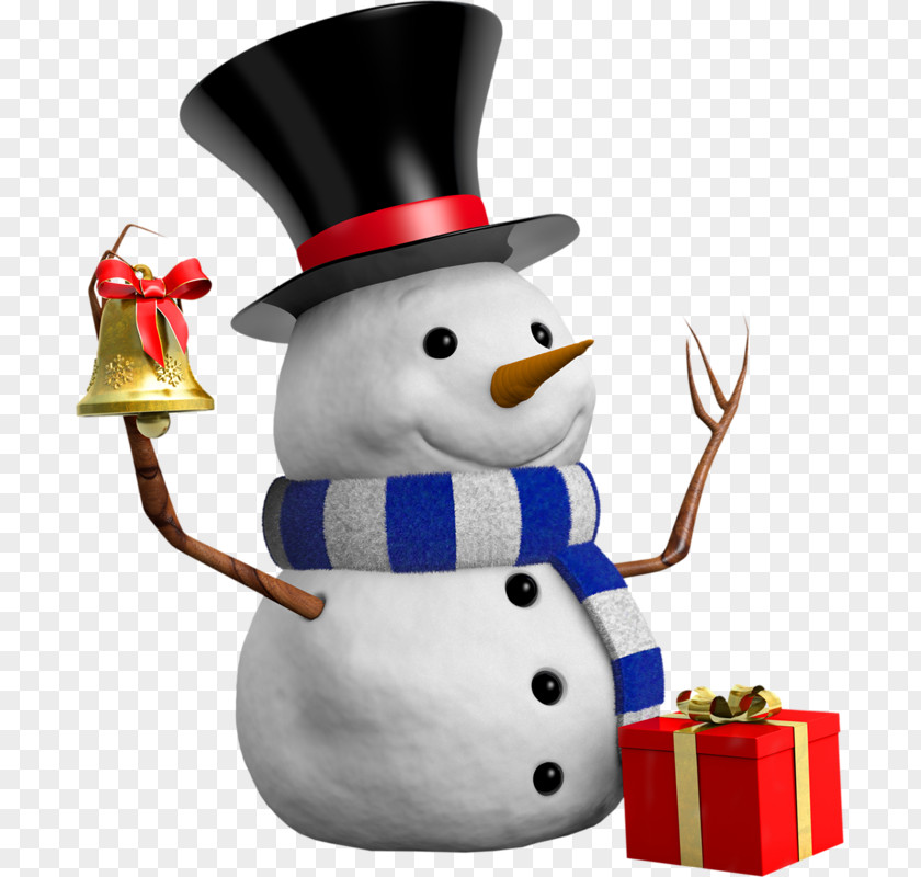 Cartoon Snowman Christmas Winter Clip Art PNG