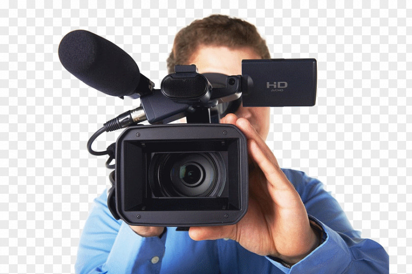 Man With Camera Video Image Film Television Photography PNG