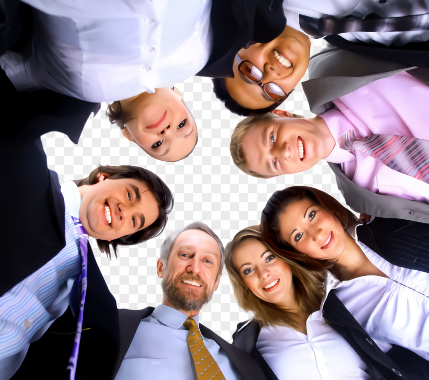 Management Smile People Facial Expression Team Social Group Fun PNG