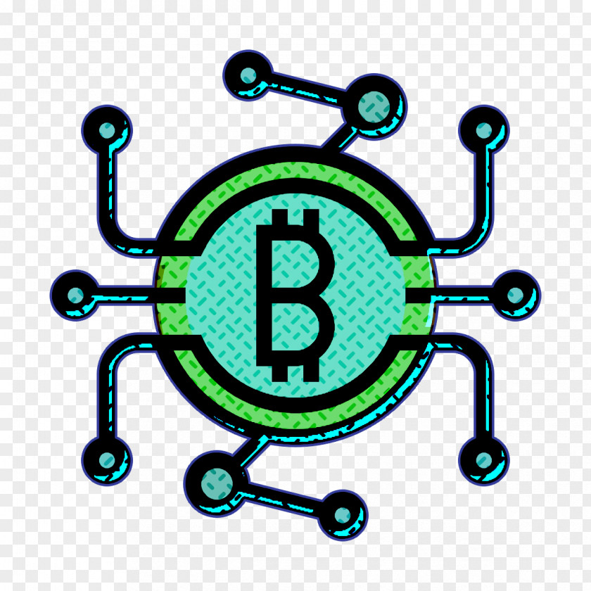 Bitcoin Icon Blockchain Crowdfunding PNG