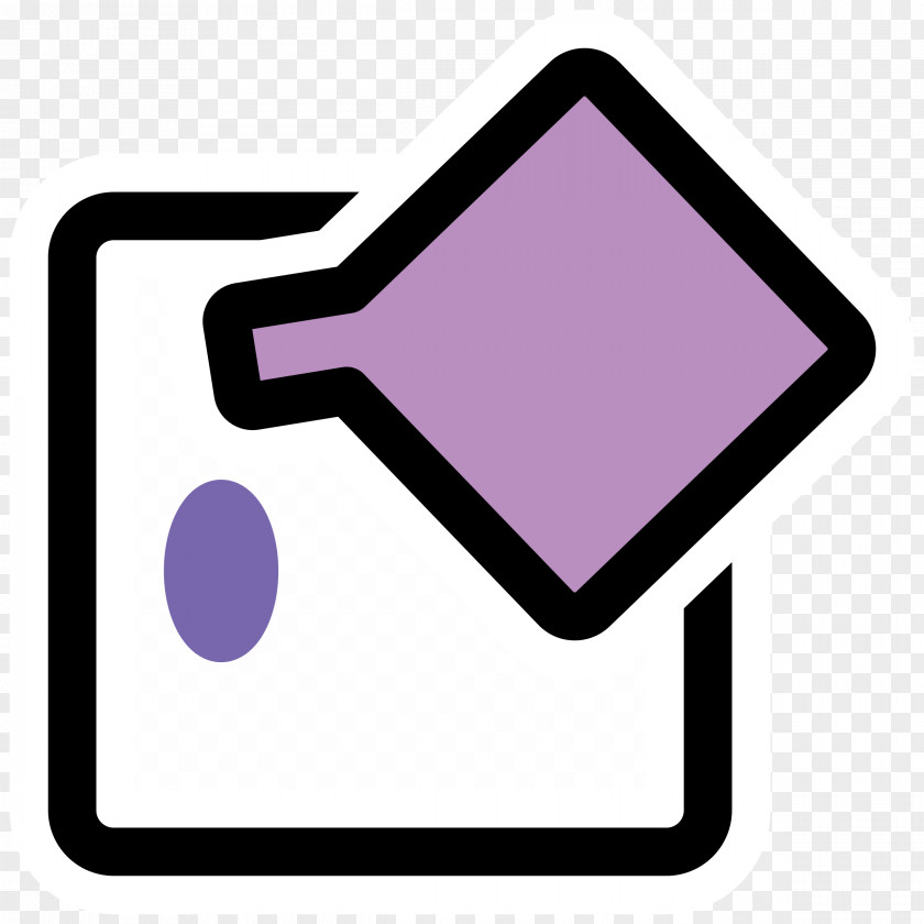 Icon Color Flood Fill Clip Art PNG