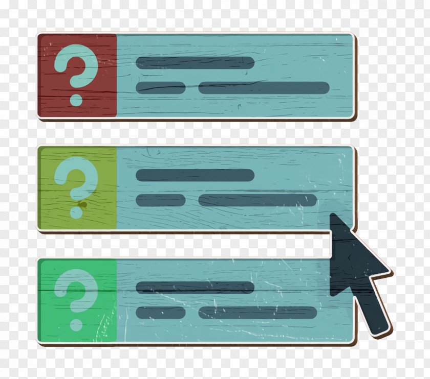 Rectangle Green Questions Icon E-Learning Help PNG