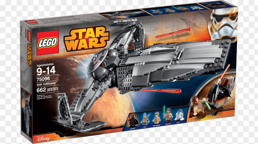 Toy Darth Maul Lego Star Wars LEGO 75096 Sith Infiltrator PNG