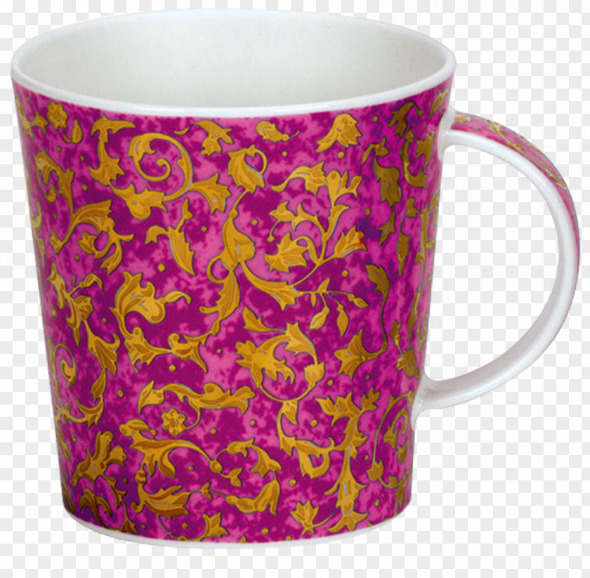 Mug Dunoon Coffee Cup Loch Lomond Purple PNG