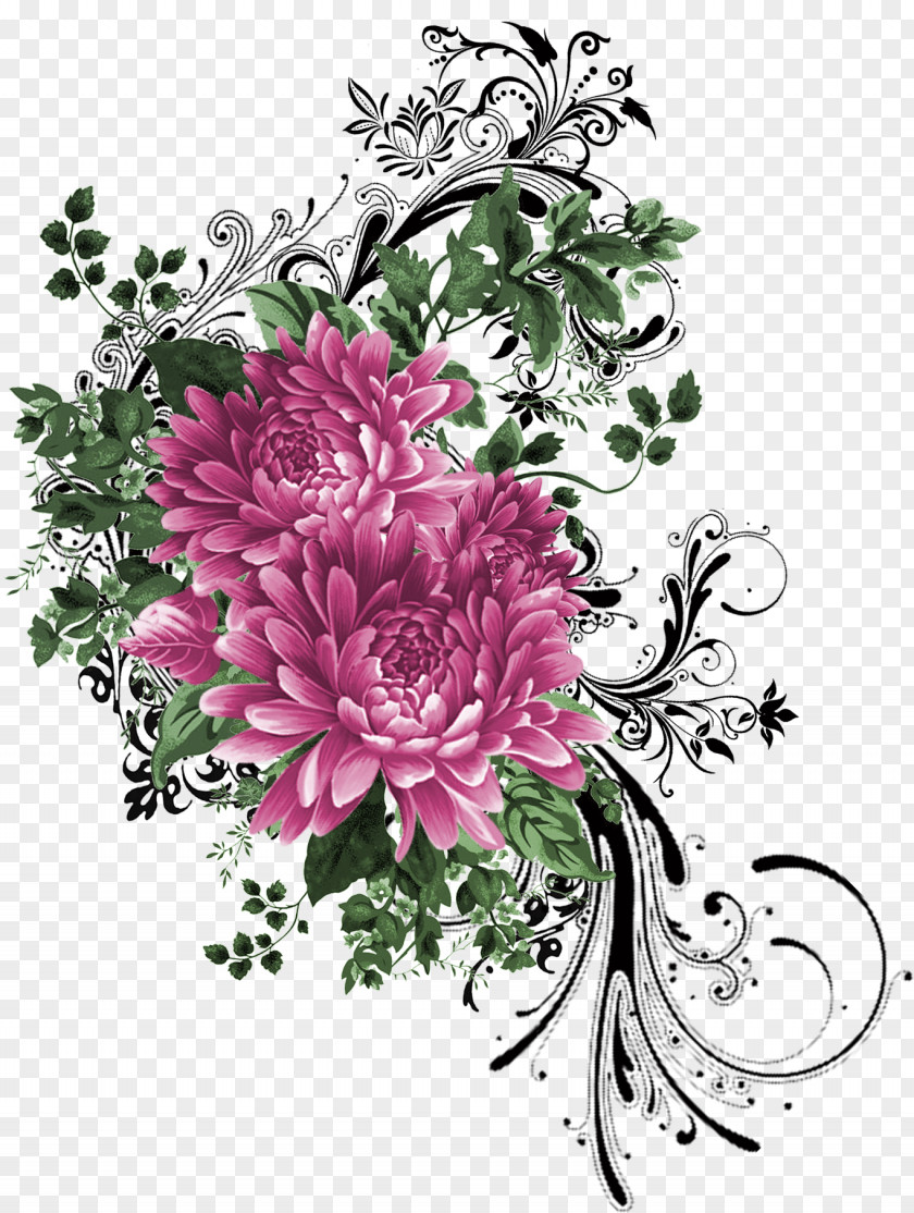 Peony Pattern Painting Flower Floral Design PNG