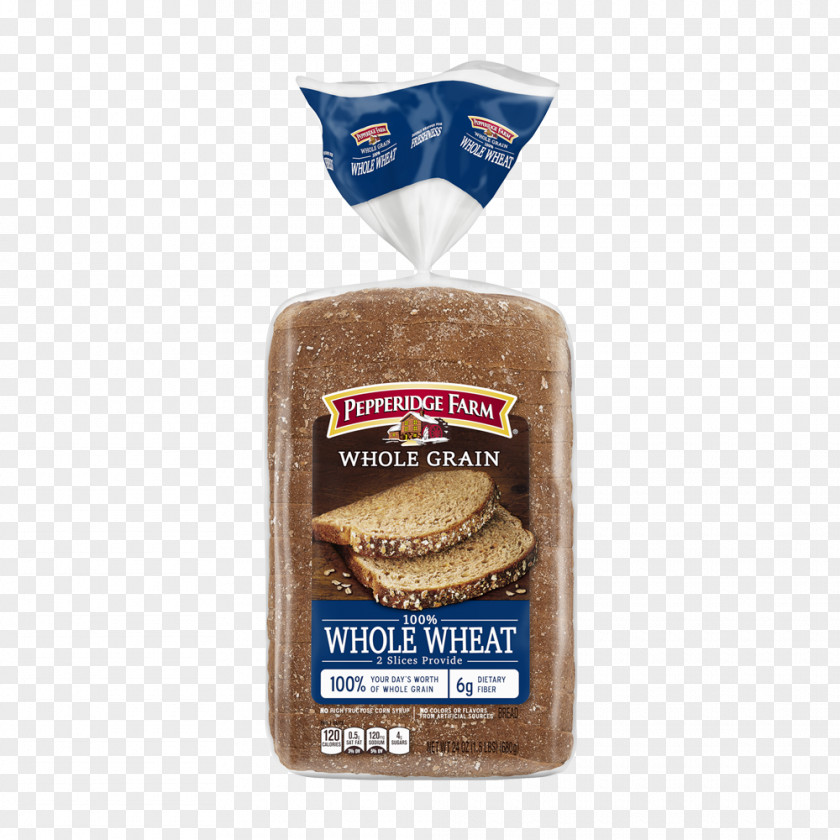 Whole Grain Bread White Wheat Pepperidge Farm PNG