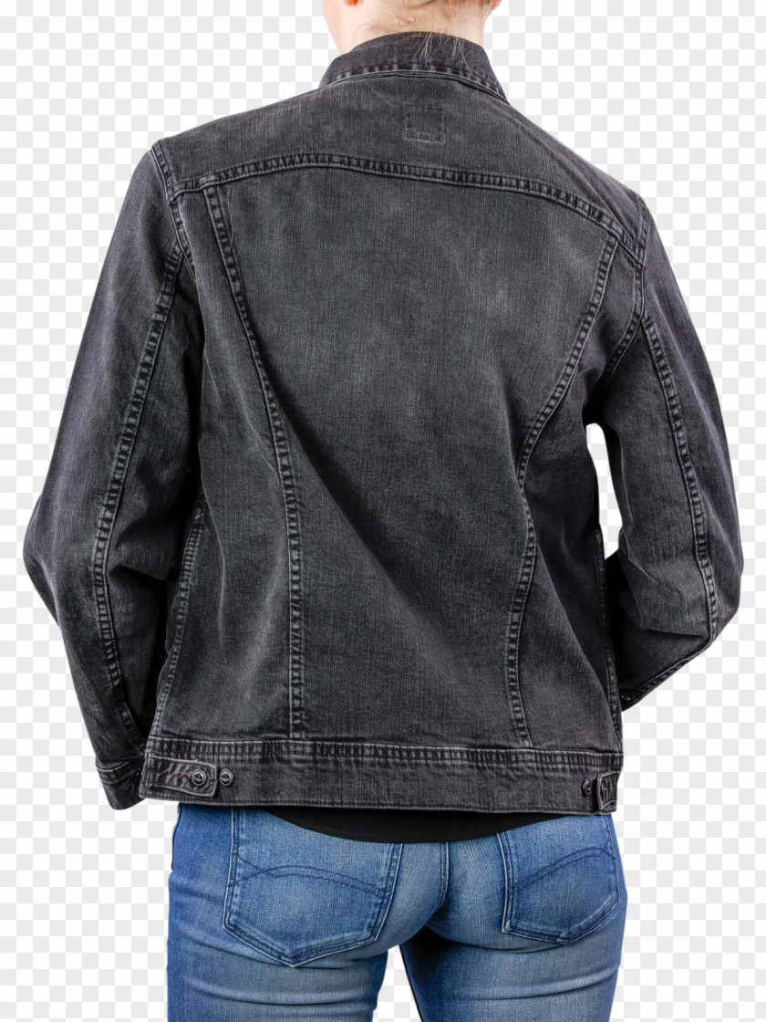 Worn Out Leather Jacket PNG