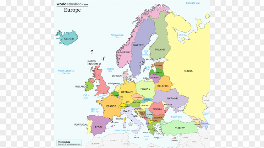 Map Western Europe World Mapa Polityczna PNG