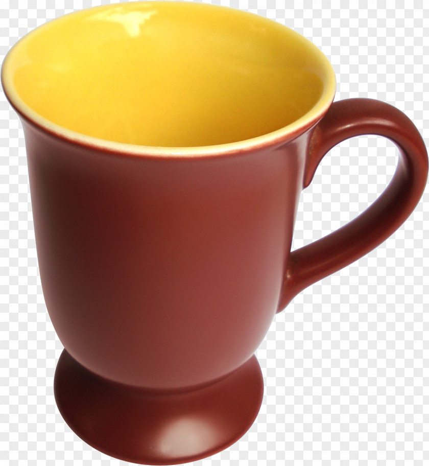 Marigold Teacup Coffee Mug Green Tea PNG