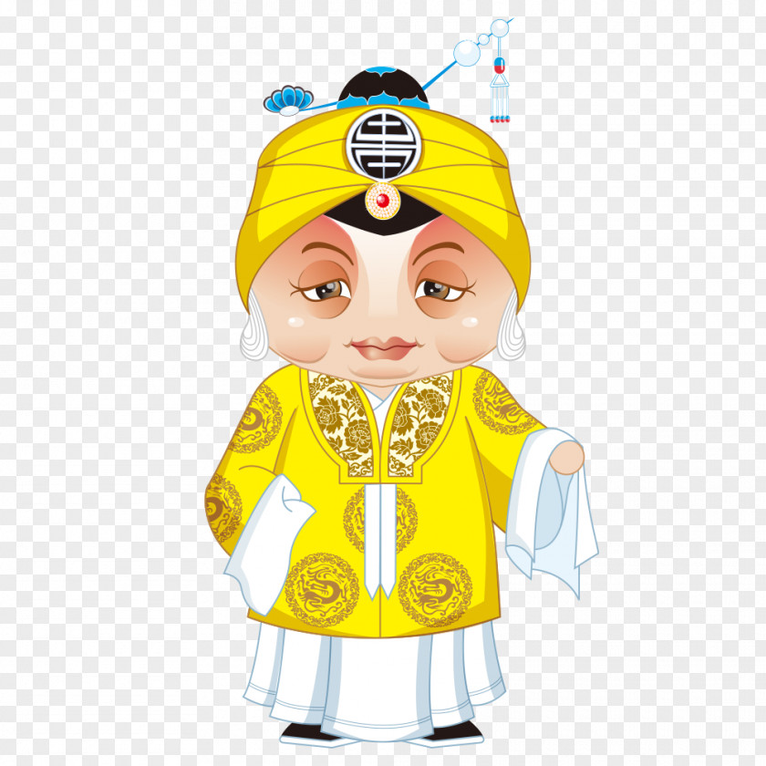 Opera Characters Peking Cartoon Chinese Drama PNG