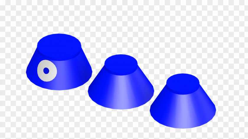 Plastic Electric Blue Cobalt Design PNG
