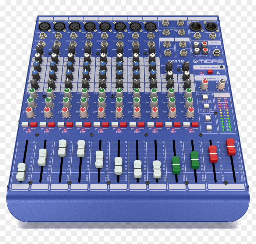 Year End Clearance Sales Microphone Audio Mixers Midas Consoles Recording Studio DM12 PNG