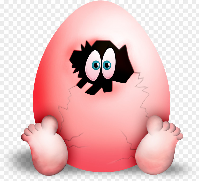 Egg Chicken Pink PNG