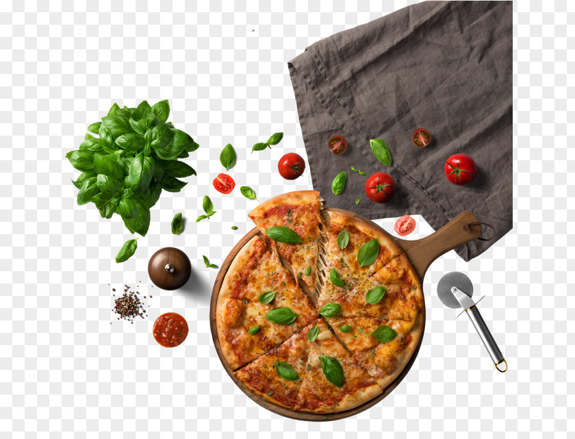 Pizza Next To The Tablecloth Chili Con Carne Food Pasta Ingredient PNG