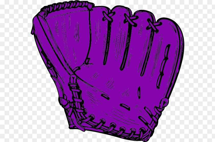 Purple Softball Cliparts Baseball Glove Clip Art PNG