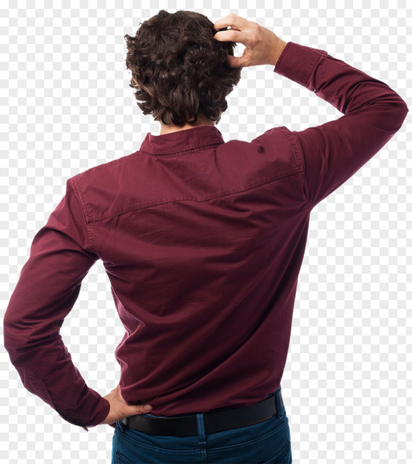 Thinking Man The Thinker Thought Photography Human Back PNG