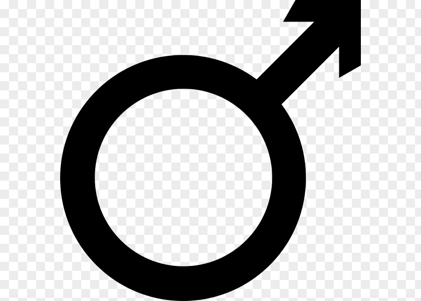 Three-dimensional Black Gender Symbol Male Sign Alchemical PNG