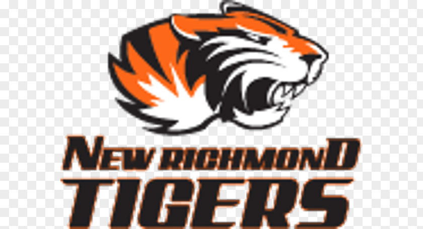 Tiger New Richmond Youth Hockey Association School District High Logo PNG