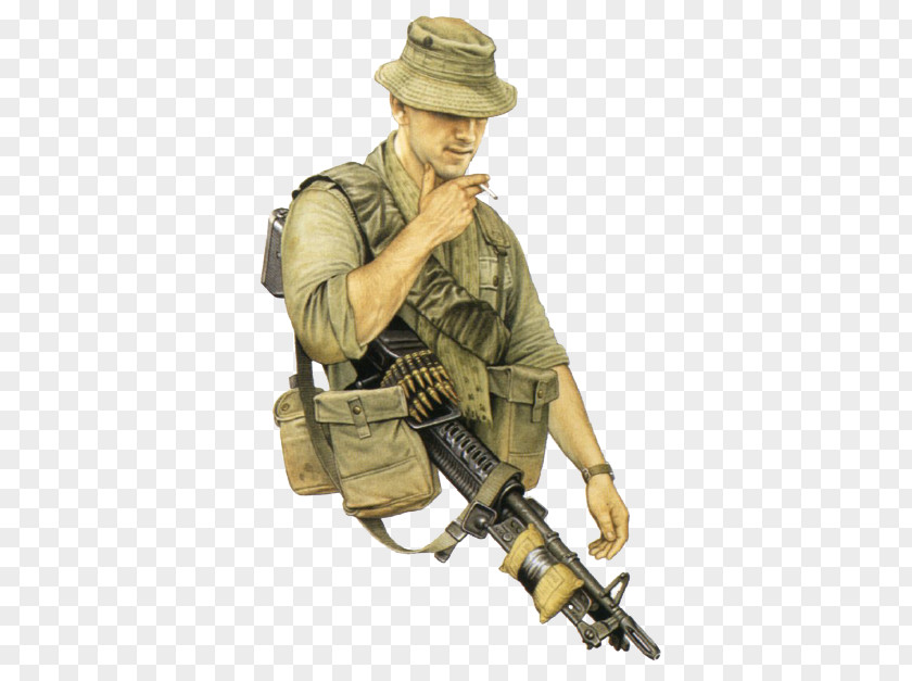 Vietnam War South Soldier Australian And New Zealand Army Corps PNG