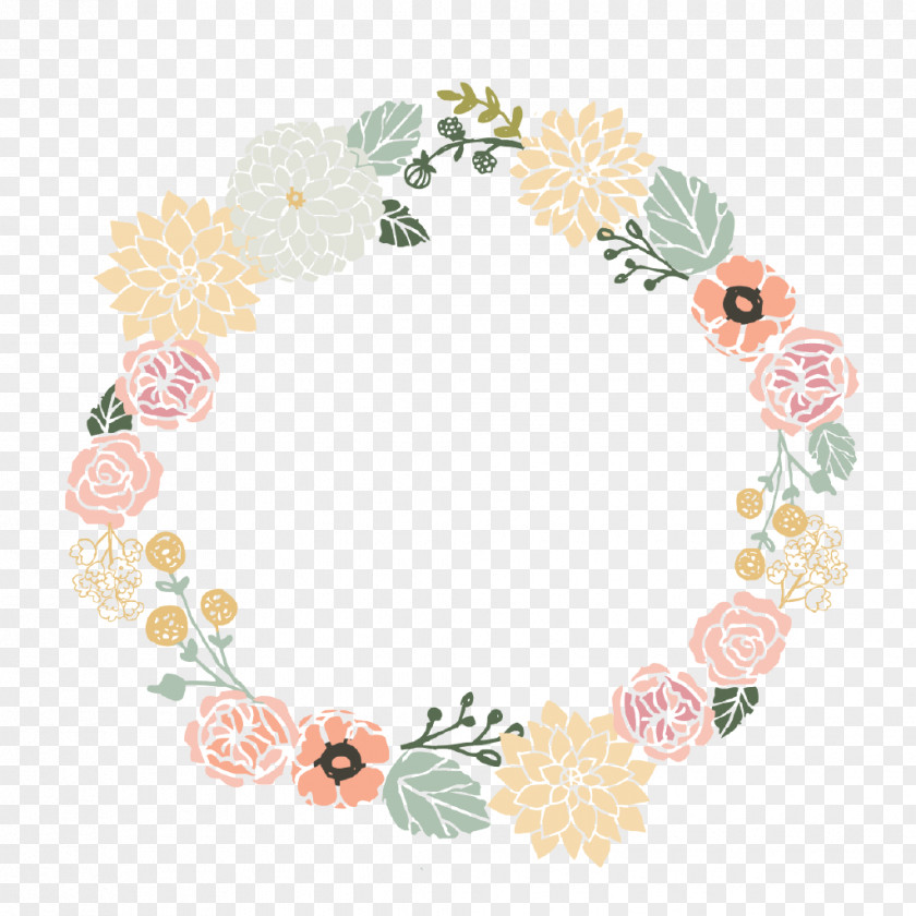 Wreath Flower Desktop Wallpaper Drawing Clip Art PNG