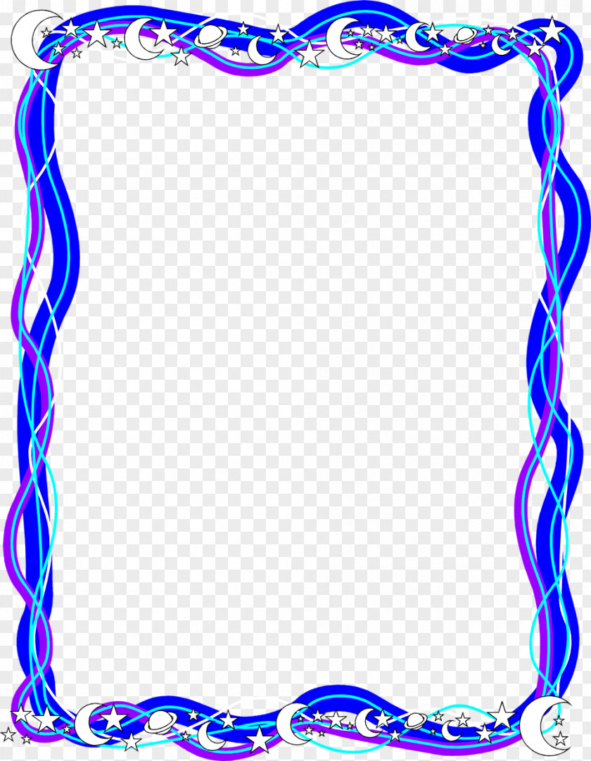 Free Blue Borders And Frames Picture Frame Clip Art PNG
