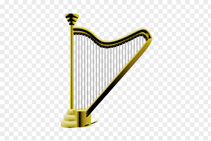 Harp Celtic Musical Instruments Konghou Plucked String Instrument PNG