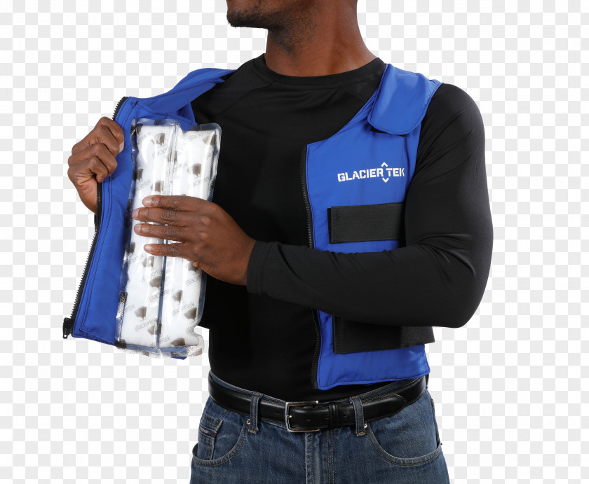 High Temperature Sterilization T-shirt Cooling Vest Clothing Gilets Sleeve PNG