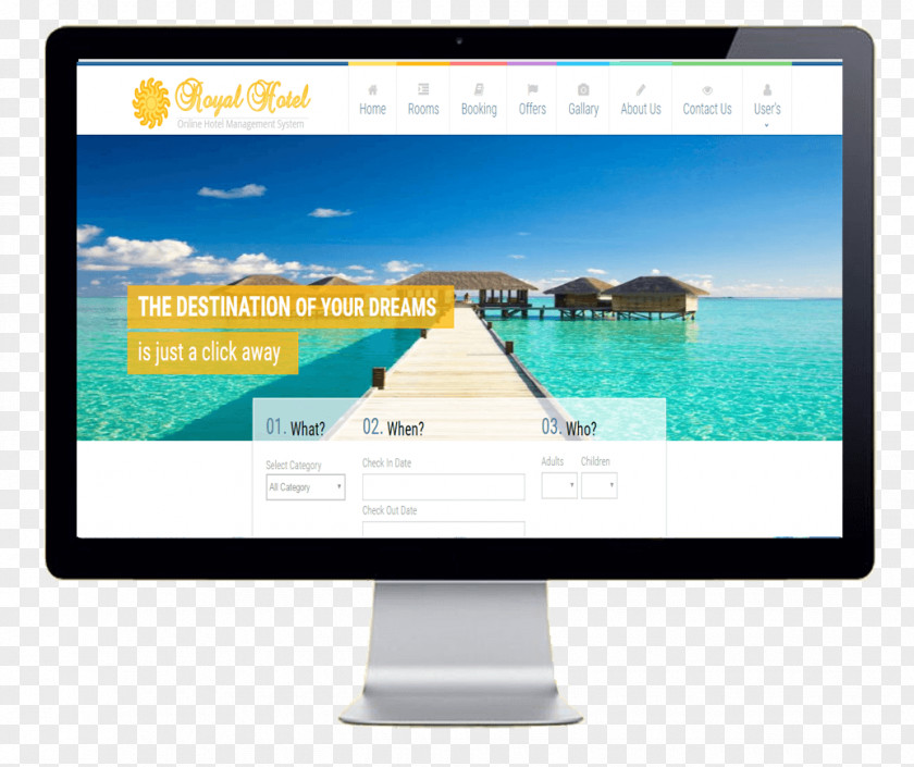 Online Hotel Reservations Educational Consultant Web Development Design PNG